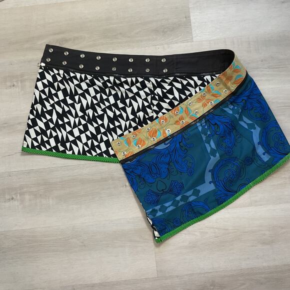 Zand Amsterdam Adjustable Reversible Wrap Skirt Boho Chic One Size - Picture 2 of 14